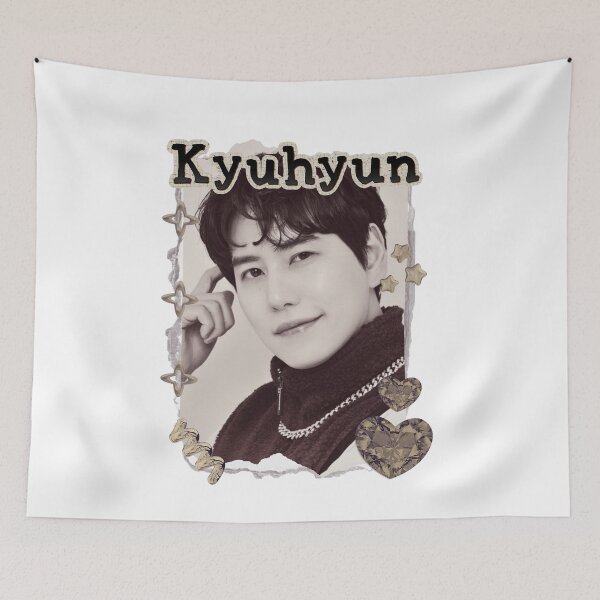 Item preview, Super Junior Kyuhyun K-Pop Legacy Tribute Kpop boy group Art Scrapbook Collage Cozy Y2K Vintage Design designed and sold by HELL0WBELLO.