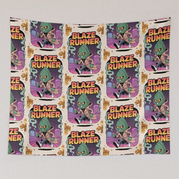 Item preview, Blaze Runner weed movies designed and sold by GreenKingShop.