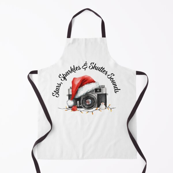 Item preview, Stars Sparkles & Shutter Sounds – Festive Christmas Camera Art designed and sold by MiszungART.