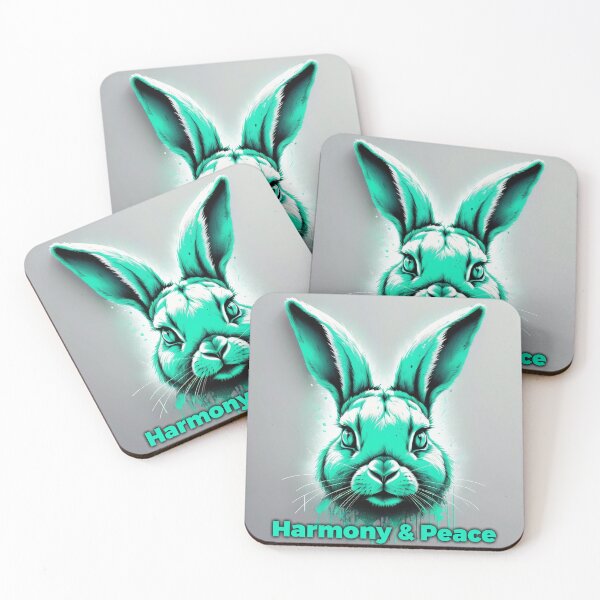 Item preview, Urban Rabbit Zodiac – Neon Harmony & Peace | Modern Graffiti Art designed and sold by JaaGo PopLab.