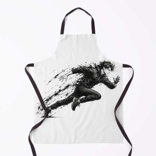 Item preview, Unisex High-Speed Ink Runner – Monochrome Manga Motion Art Apparel designed and sold by Zippy Creation.