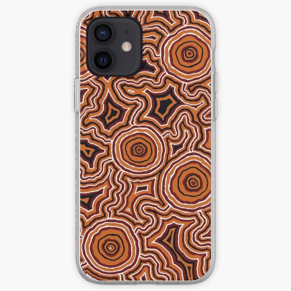 Authentic Aboriginal Art - Pathways - Authentic Design iPhone Soft Case