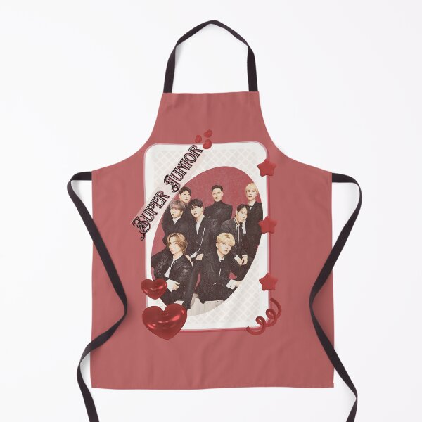 Item preview, Super Junior K-Pop Legacy Tribute Kpop boy group Art members portrait illustration Red Aesthetic Collage Design designed and sold by AJUNICE STUDIO.