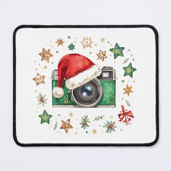 Item preview, Festive Camera Wreath – Christmas Photographer Holiday Frame designed and sold by MiszungART.
