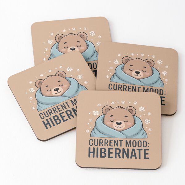 Item preview, Current Mood: Hibernate – Cozy Bear designed and sold by DabrowskiDesign.