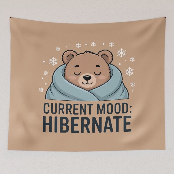Item preview, Current Mood: Hibernate – Cozy Bear designed and sold by DabrowskiDesign.