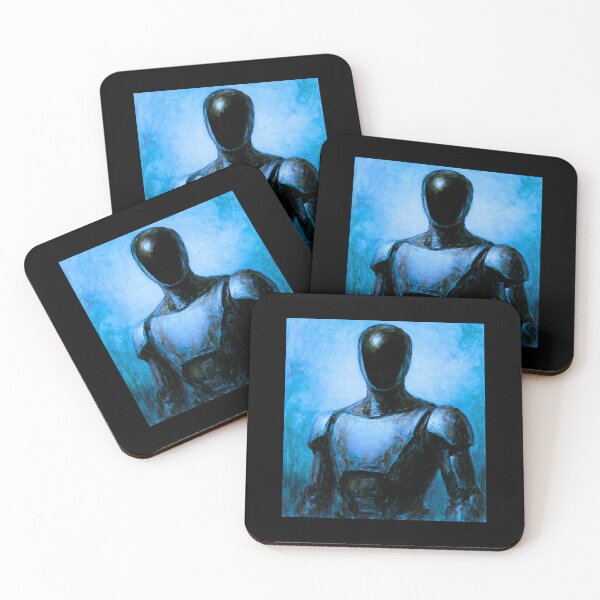 Item preview, humanoid robot art designed and sold by TEEJAMBOREE.