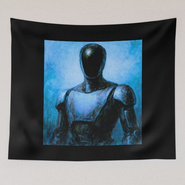 Item preview, humanoid robot art designed and sold by TEEJAMBOREE.