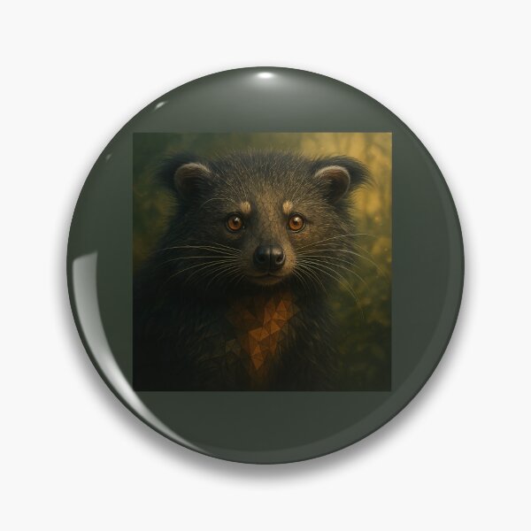 Item preview, Binturong Wall Art- Eyes of the Wild  designed and sold by GeoWild Designs.