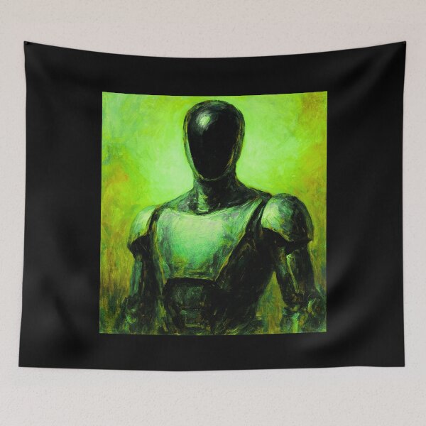Item preview, humanoid robot art designed and sold by TEEJAMBOREE.