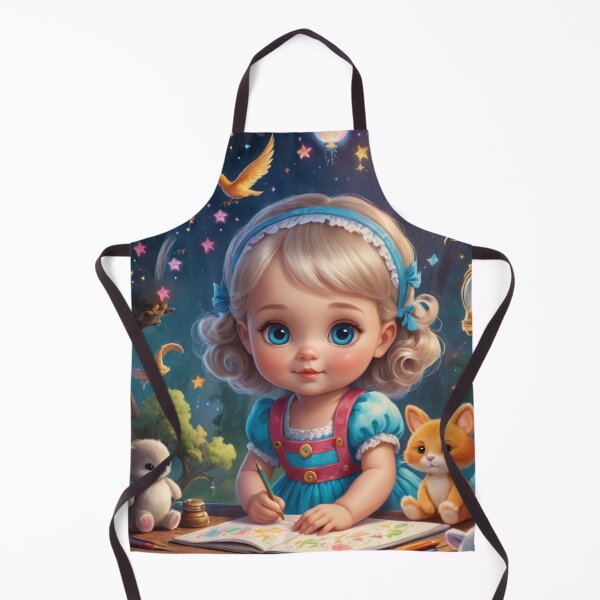 Item preview, Girl with her coloring book designed and sold by Sweet Dreams Ambience.