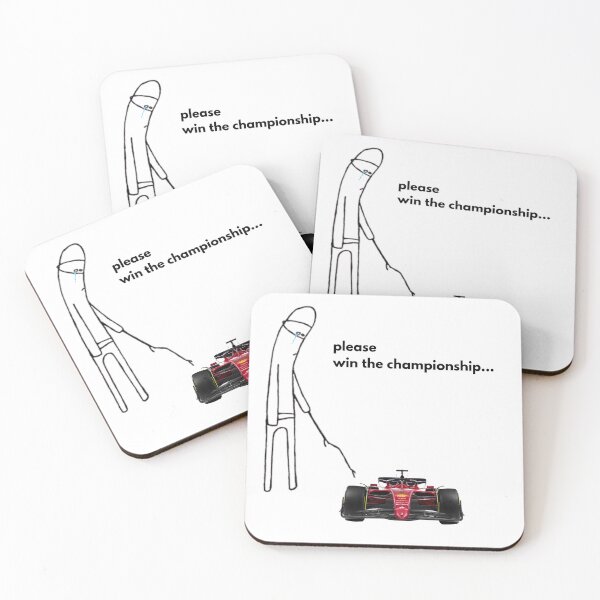 Item preview, Please Win the Championship Funny Ferrari F1 Fan Meme designed and sold by HotGirlsWatchRacing .