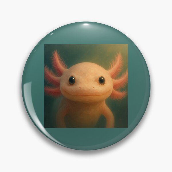 Item preview,  Leucistic Axolotl Wall Art – Eyes of the Wild Wildlife Portrait Print designed and sold by GeoWild Designs.