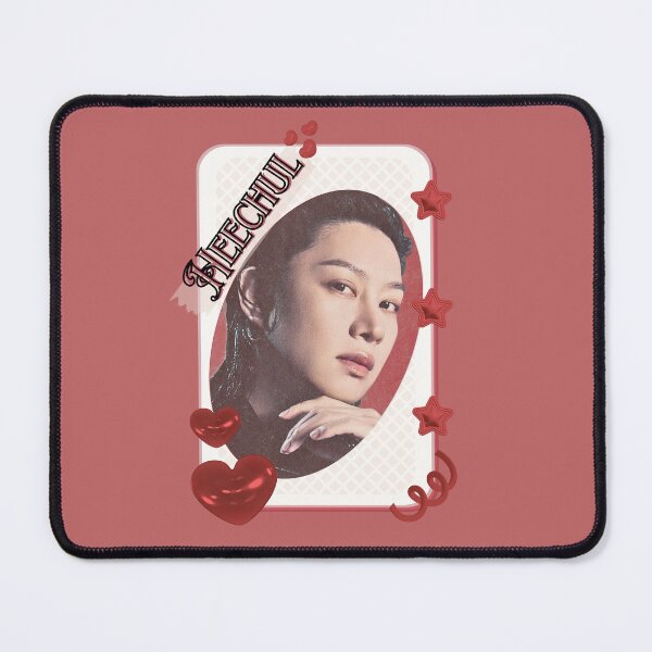Item preview, Super Junior Heechul K-Pop Legacy Tribute Kpop boy group Art members portrait illustration Red Aesthetic Collage Design designed and sold by AJUNICE STUDIO.