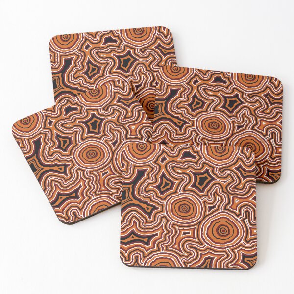 Item preview, Authentic Aboriginal Art - Pathways - Authentic Design designed and sold by HogarthArts.