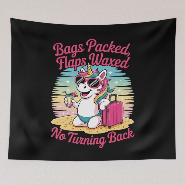 Item preview, Unicorn Inappropriate Travel Vacation  designed and sold by CombatTask.
