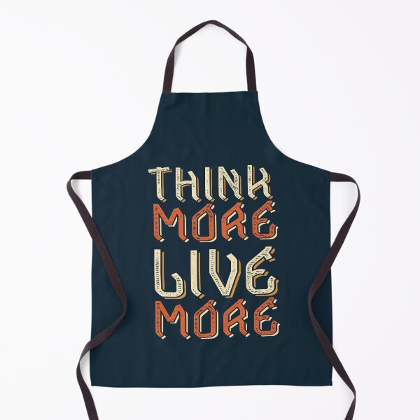 Item preview, Think More, Live More | Intellectual Depth, Intention & Meaningful Life Quote designed and sold by Maltachi Designs.