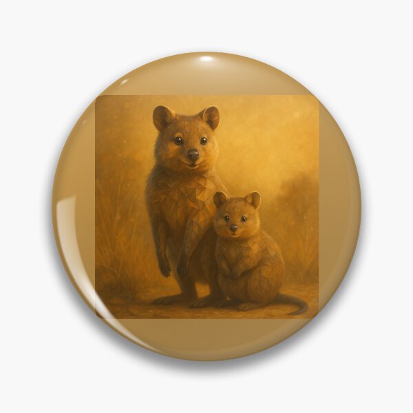 Item preview, Quokka Family Wall Art– Golden Glow designed and sold by GeoWild Designs.