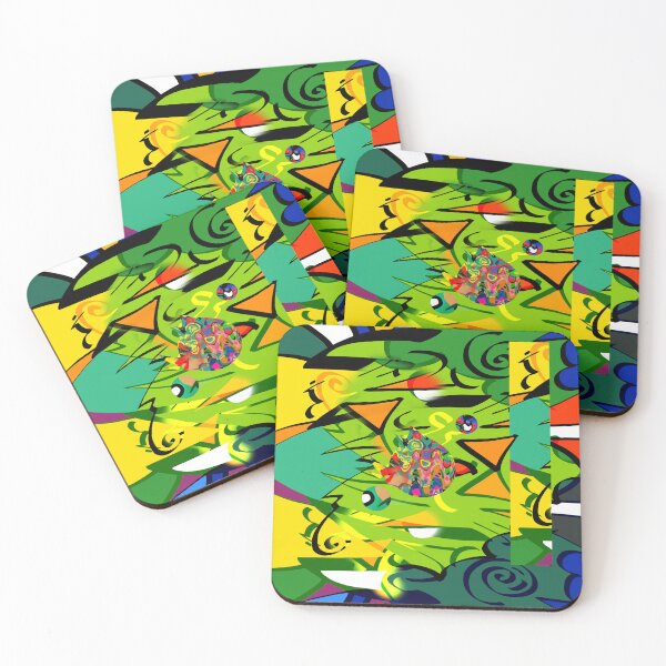 Item preview, Multi-coloured Cubist abstract designed and sold by Grant Wilson.