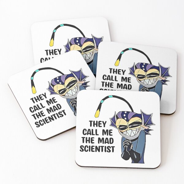 Item preview, Hazbin Hotel Baxter The Mad Scientist designed and sold by Mado Shop.