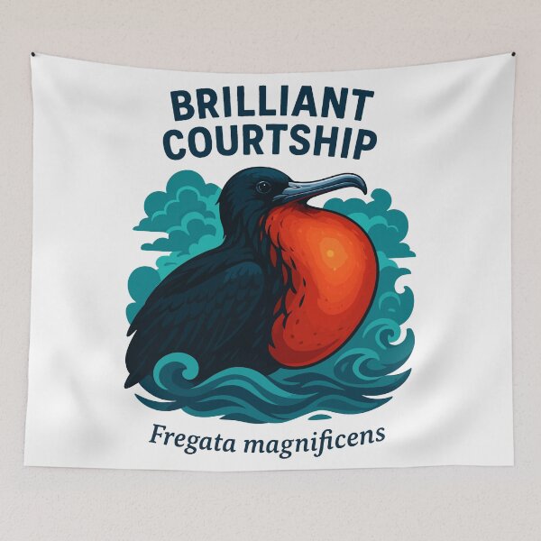 Item preview, Brilliant Frigatebird Display Art designed and sold by WildlifeInc.