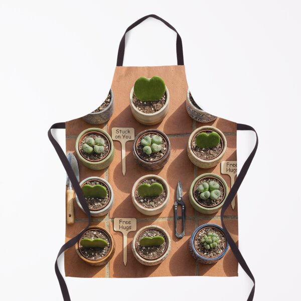 Item preview, Stuck On You - Heart Cactus & Succulent Knolling designed and sold by SavinMercantile.