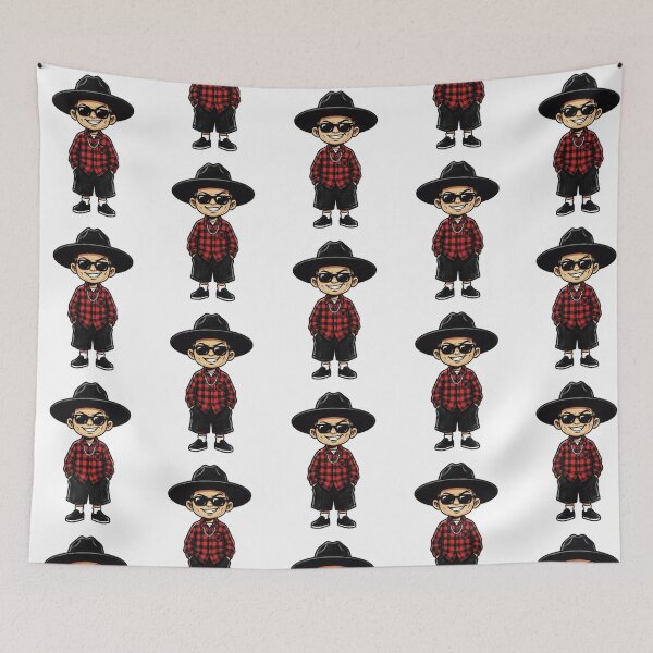 Item preview, A Chicano Style Cartoon Portrait designed and sold by SergioColli.