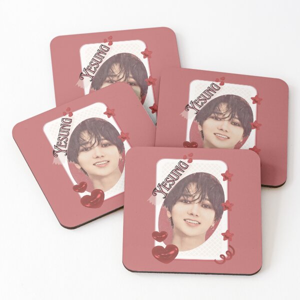 Item preview, Super Junior Yesung K-Pop Legacy Tribute Kpop boy group Art members portrait illustration Red Aesthetic Collage Design designed and sold by AJUNICE STUDIO.
