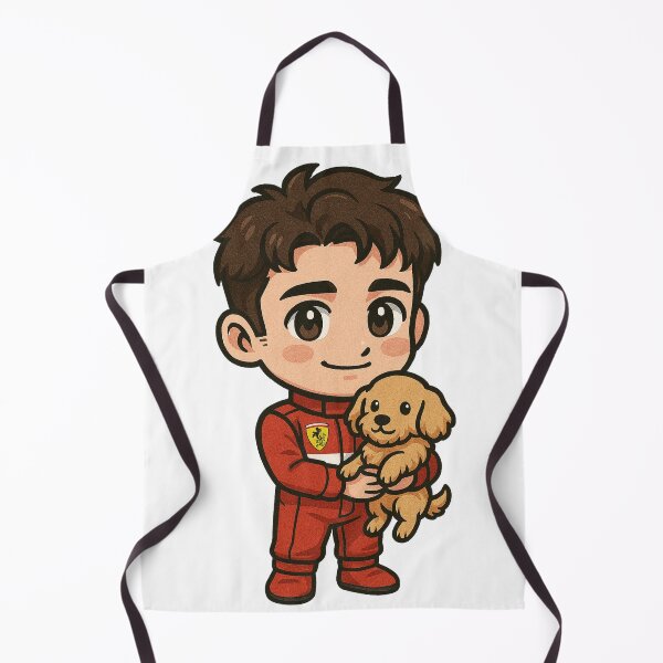 Item preview, Charles Leclerc with Leo for every Motorsport F1 Ferrari fan  designed and sold by HotGirlsWatchRacing .