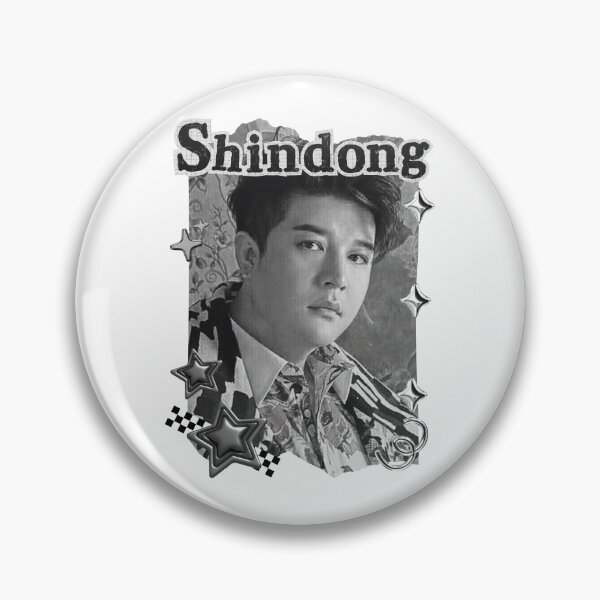 Item preview, Super Junior Shindong K-Pop Legacy Tribute Kpop boy group Art members Black and White Collage Digital Art Portrait designed and sold by AJUNICE STUDIO.