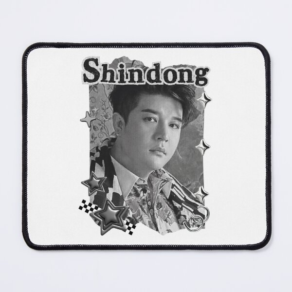 Item preview, Super Junior Shindong K-Pop Legacy Tribute Kpop boy group Art members Black and White Collage Digital Art Portrait designed and sold by AJUNICE STUDIO.