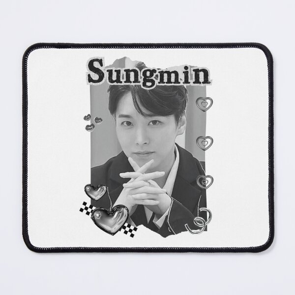 Item preview, Super Junior Sungmin K-Pop Legacy Tribute Kpop boy group Art members Black and White Collage Digital Art Portrait designed and sold by AJUNICE STUDIO.