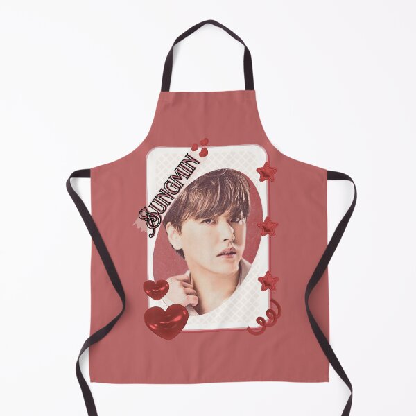 Item preview, Super Junior Sungmin K-Pop Legacy Tribute Kpop boy group Art members portrait illustration Red Aesthetic Collage Design designed and sold by AJUNICE STUDIO.