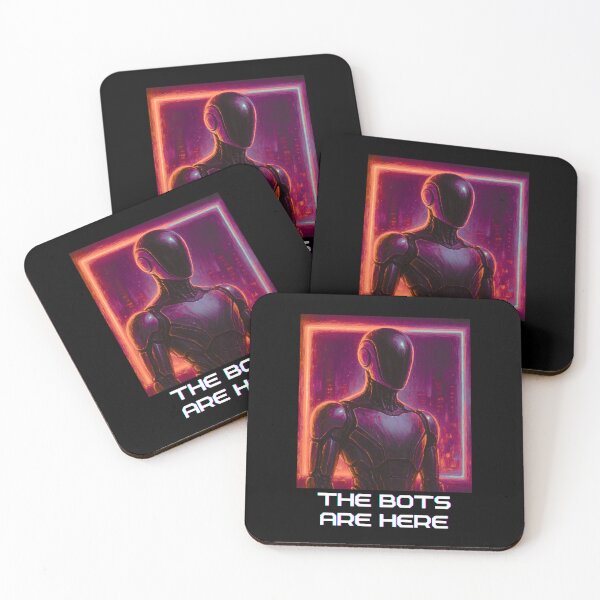 Item preview, humanoid robot art designed and sold by TEEJAMBOREE.