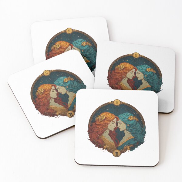Item preview, Gemini Twins – Celestial Zodiac Design designed and sold by Anacond.