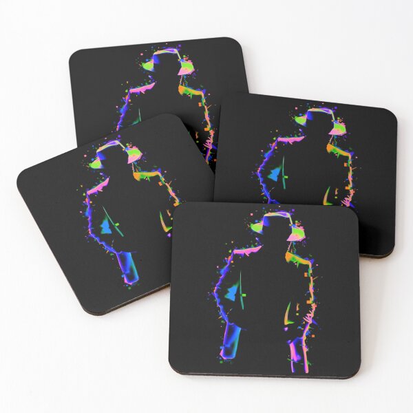 Artikelvorschau, M.J. Dance King Magische Licht-Glitch-Neonkunst entworfen und verkauft von ExploreAura Studio.