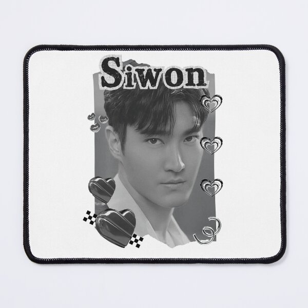Item preview, Super Junior Siwon K-Pop Legacy Tribute Kpop boy group Art members Black and White Collage Digital Art Portrait designed and sold by AJUNICE STUDIO.