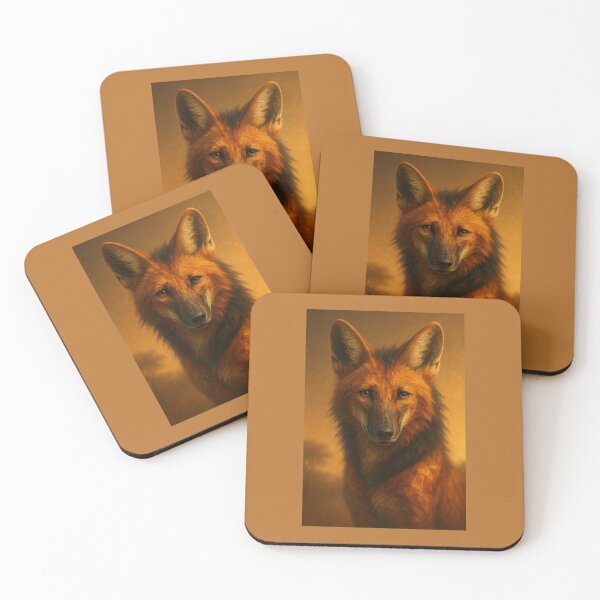 Item preview, Maned Wolf Wall Art – Maned Wolf Portrait designed and sold by GeoWild Designs.