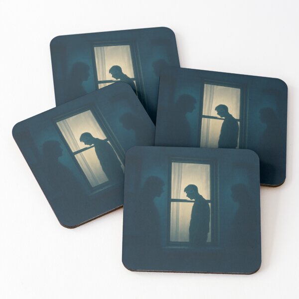 Item preview, Window Silhouette Shadows Paranoia Art designed and sold by Cine8.