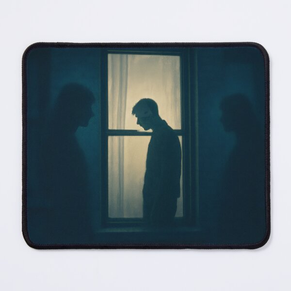Item preview, Window Silhouette Shadows Paranoia Art designed and sold by Cine8.