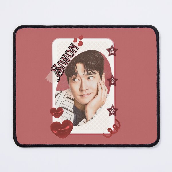 Item preview, Super Junior Siwon K-Pop Legacy Tribute Kpop boy group Art members portrait illustration Red Aesthetic Collage Design designed and sold by AJUNICE STUDIO.