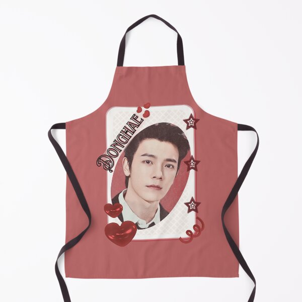 Item preview, Super Junior Donghae K-Pop Legacy Tribute Kpop boy group Art members portrait illustration Red Aesthetic Collage Design designed and sold by AJUNICE STUDIO.