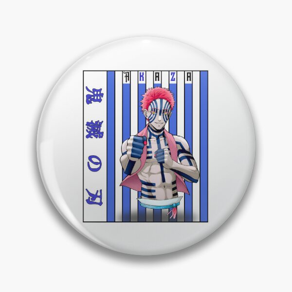 Item preview, Martial Demon Warrior – Blue Striped Fighter Anime Artwork designed and sold by lamiarte.