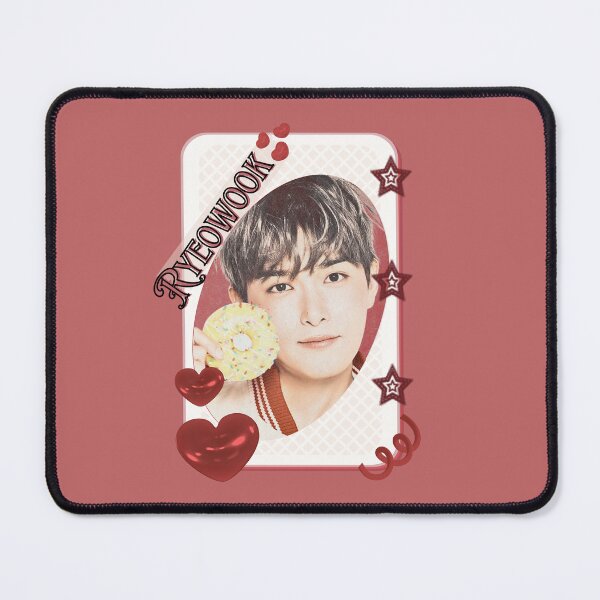 Item preview, Super Junior Ryeowook K-Pop Legacy Tribute Kpop boy group Art members portrait illustration Red Aesthetic Collage Design designed and sold by AJUNICE STUDIO.