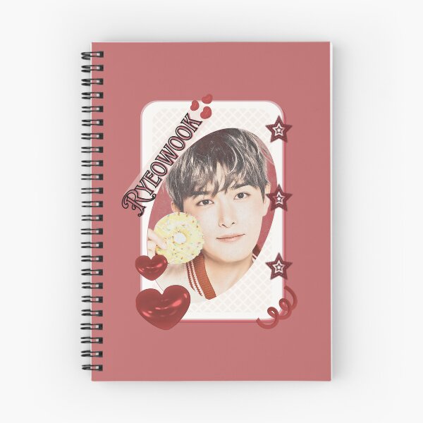 Item preview, Super Junior Ryeowook K-Pop Legacy Tribute Kpop boy group Art members portrait illustration Red Aesthetic Collage Design designed and sold by AJUNICE STUDIO.