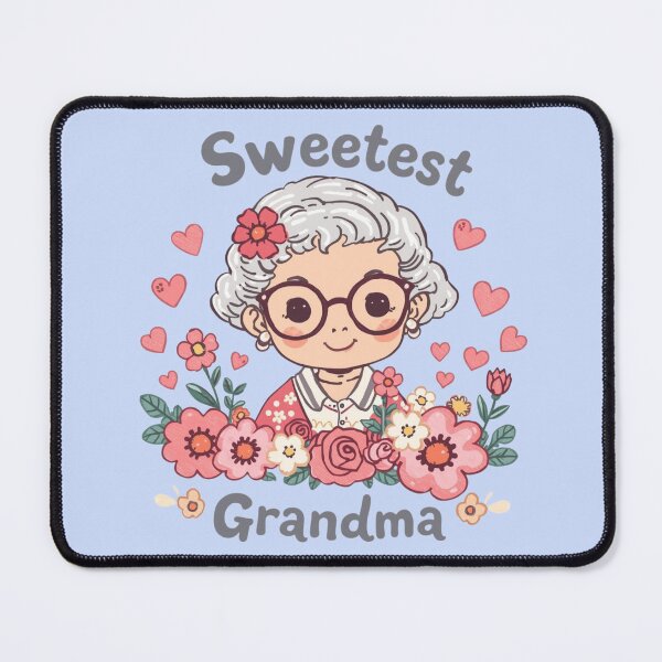 Item preview, Sweetest Grandma – Cute Floral Illustration designed and sold by Activity01.