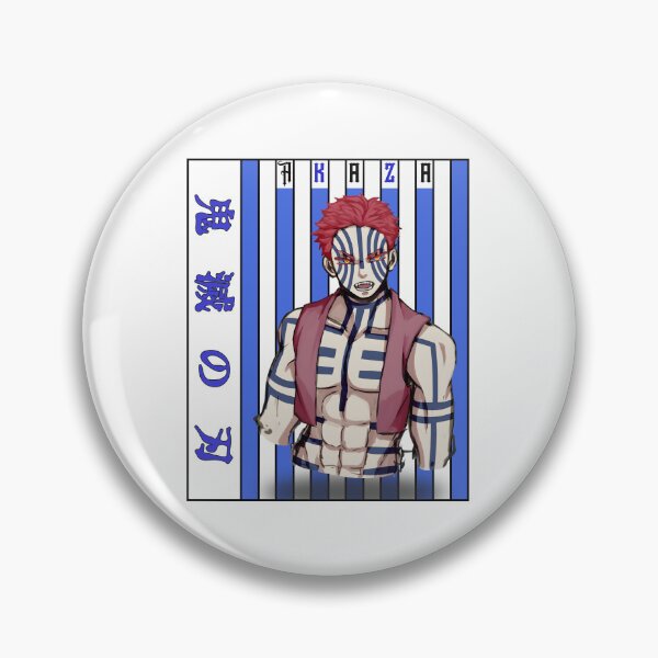 Item preview, Martial Demon Warrior – Blue Striped Fighter Anime Artwork designed and sold by lamiarte.