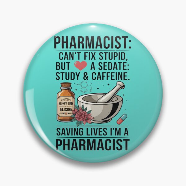 Item preview, Funny Pharmacist Quote Can't Fix Stupid Pharmacy Gift T-Shirt designed and sold by DraftNDreamShop.