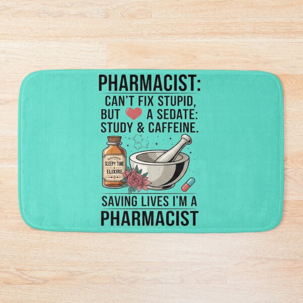 Item preview, Funny Pharmacist Quote Can't Fix Stupid Pharmacy Gift T-Shirt designed and sold by DraftNDreamShop.