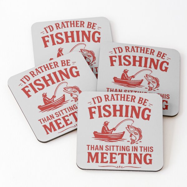 Item preview, I'd Rather Be Fishing Than In This Meeting designed and sold by H2Texts.